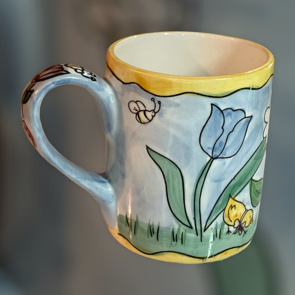 Tulip & Daisey Mug Cup Coffee Tea Flowers Never Used New Pre-Owned VG+++ - Picture 4 of 9